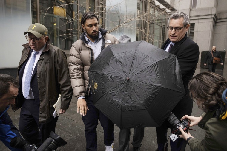 Lewis pleaded guilty Wednesday to insider trading and conspiracy charges in New York, just six months after he was charged. Lewis’ family trust owns the Tottenham Hotspur soccer team. (AP Photo/Yuki Iwamura)