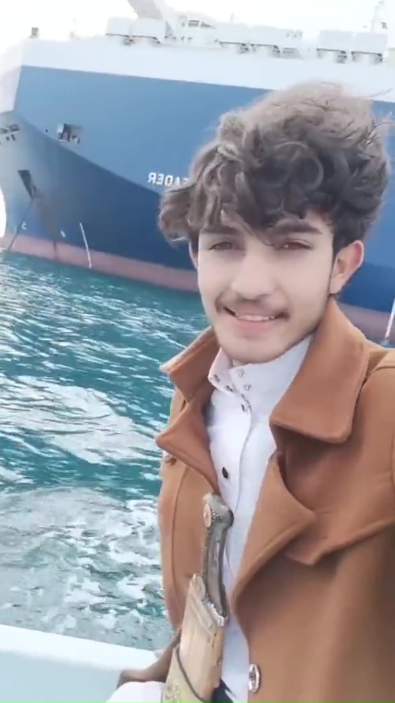 The so-called 'Hot Houthi' also dubbed 'Tim-Houthi Chalamet' went viral on the dark side of TikTok for touring the cargo ship