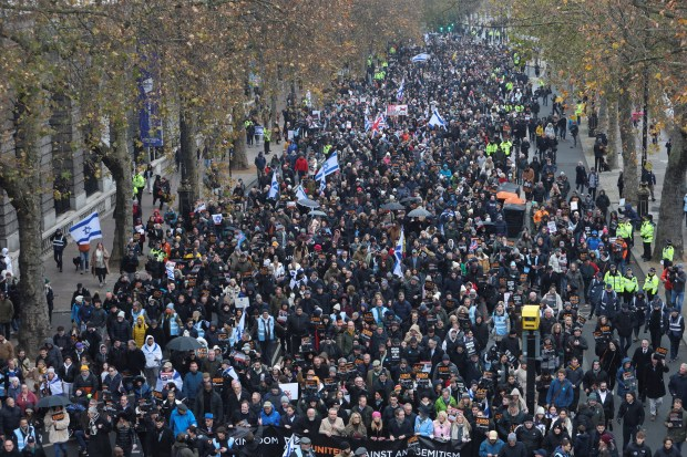 Thousands attended the march in central London