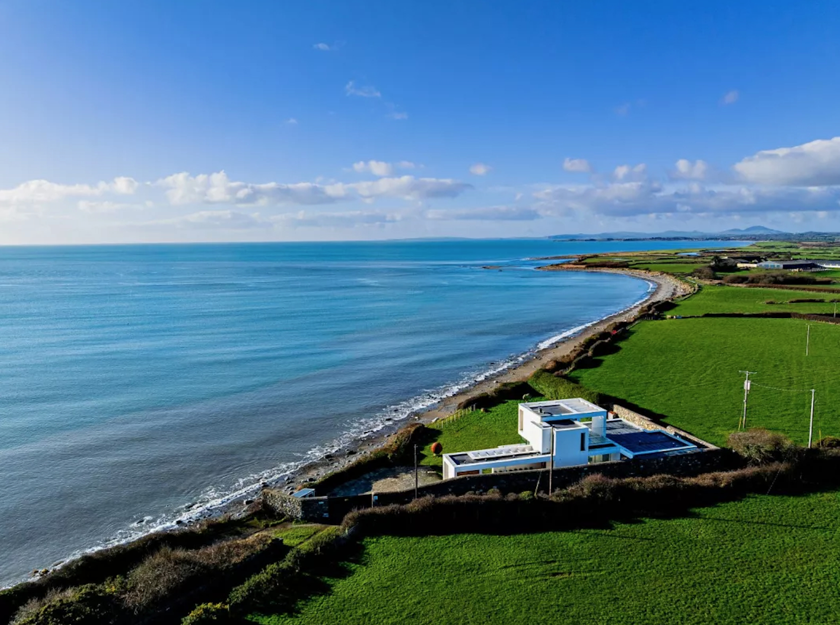 The stunning house could crumble into the sea in decades