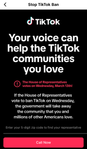 House Passes Bill Banning TikTok