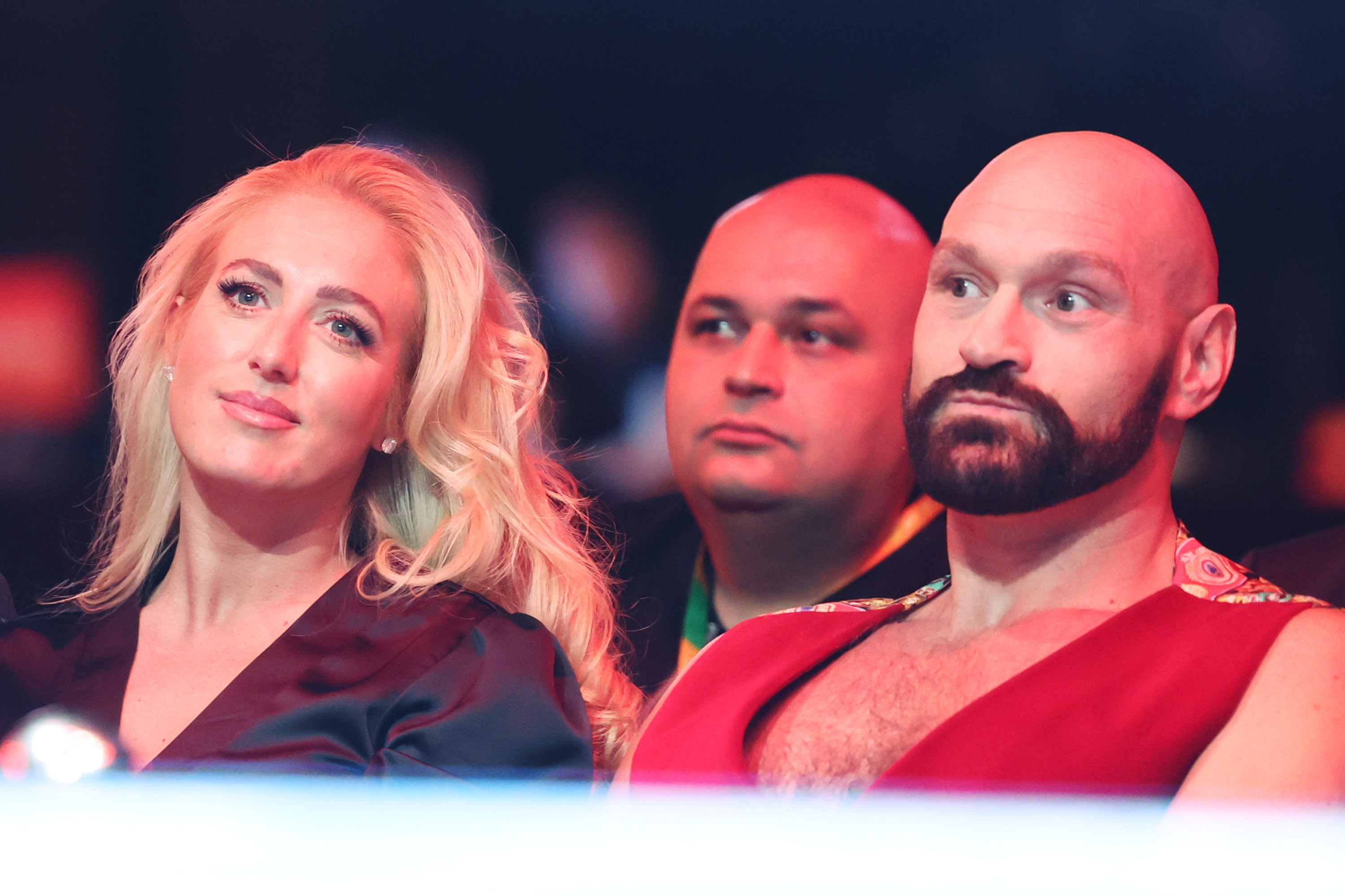 Paris, 34, was in attendance alongside husband Tyson Fury