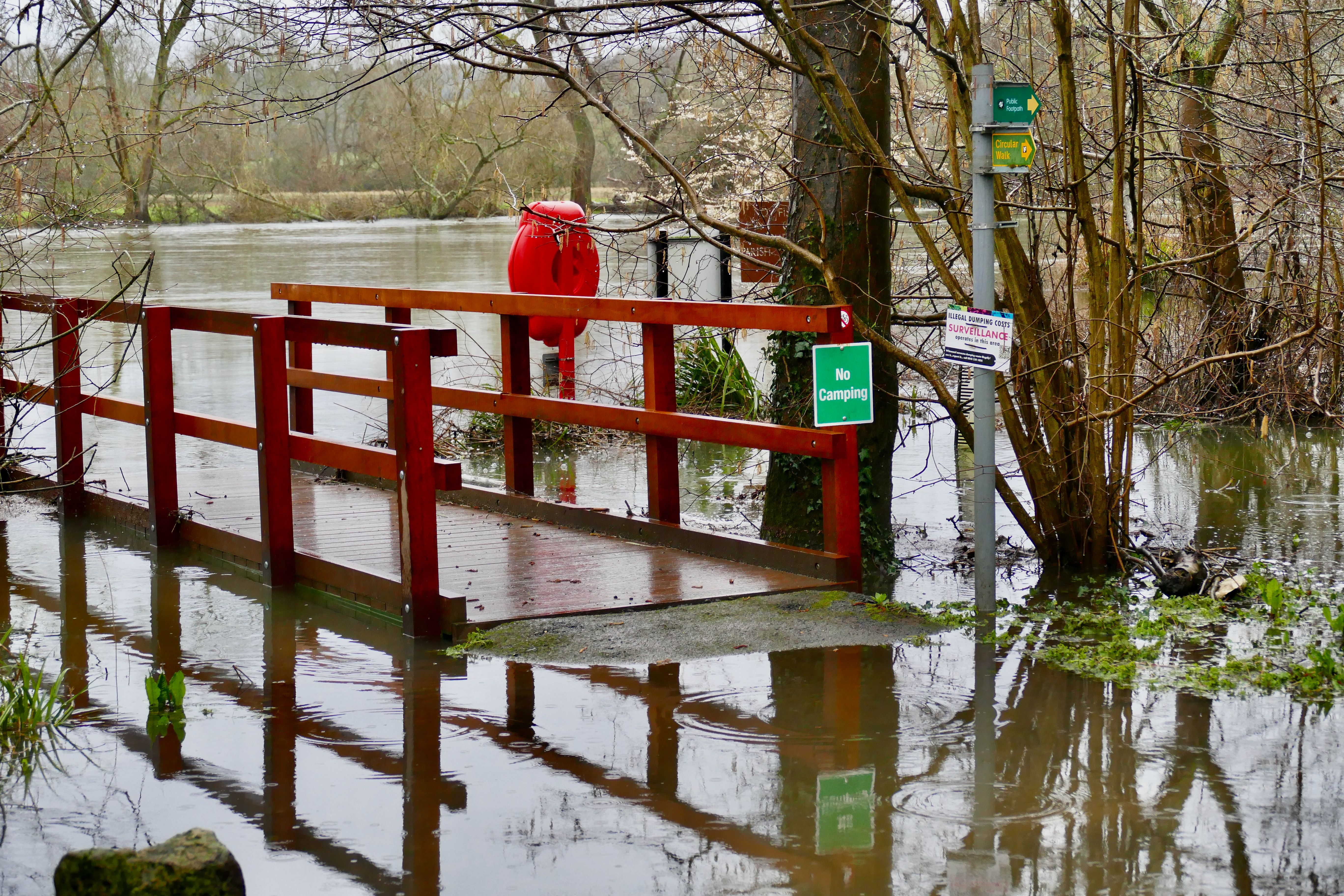 Buckinghamshire was hit by floods on Thursday