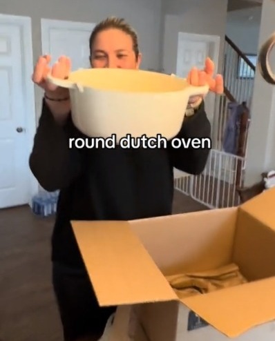 She was shocked by two $400 dutch ovens along with other kitchenware pieces