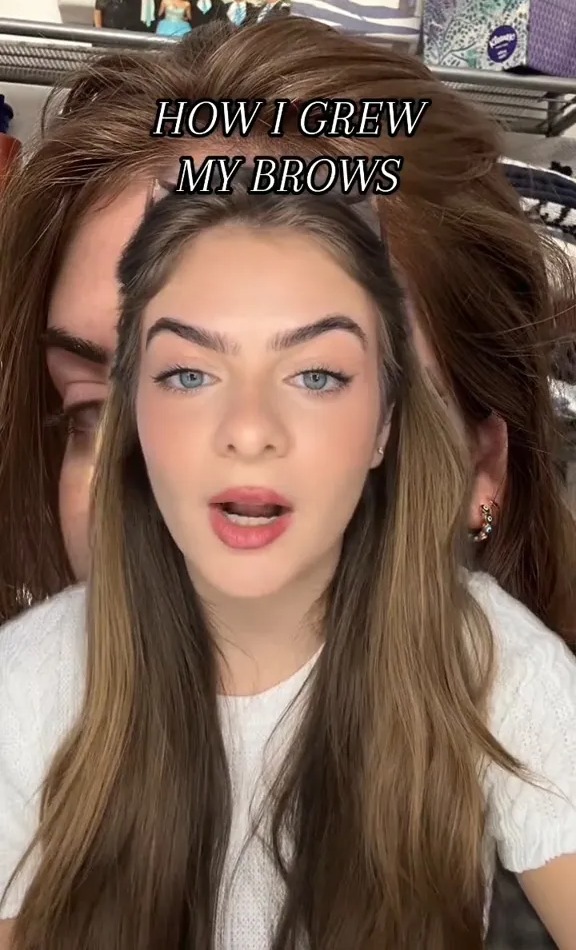 Helen went viral on TikTok after revealing how she regrew her eyebrows