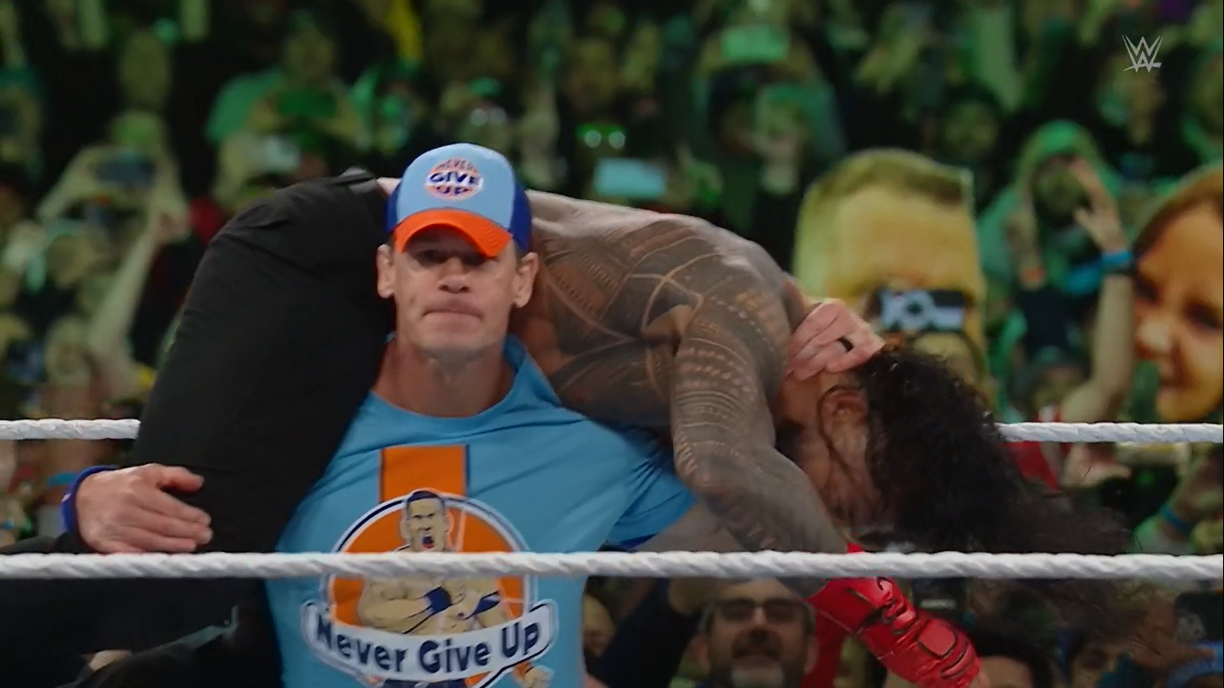 John Cena returned at WrestleMania 40 and took out Roman Reigns